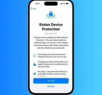 惠山苹果授权维修店分享被盗设备保护功能开启方法