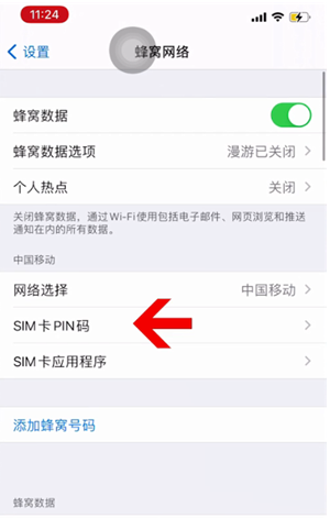 惠山苹果14维修网分享如何给iPhone14的SIM卡设置密码 