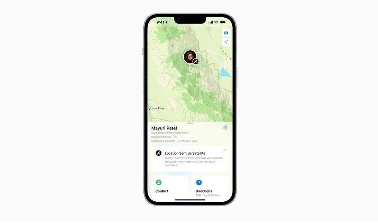 惠山苹果14维修分享iPhone14系列中 FindMy功能通过卫星分享位置方法教程 